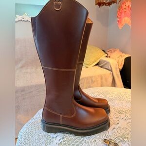 Dr. Martens Brown Heeled Boots